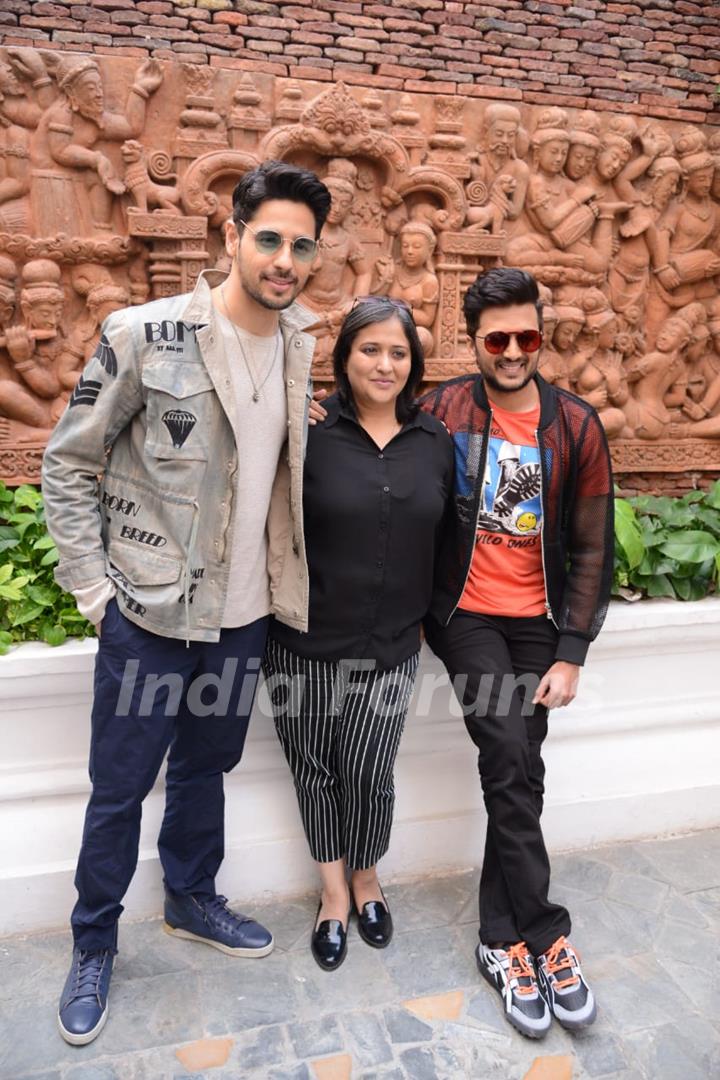 Sidharth Malhotra and Riteish Deshmukh spotted during the promotions of Marjaavaan