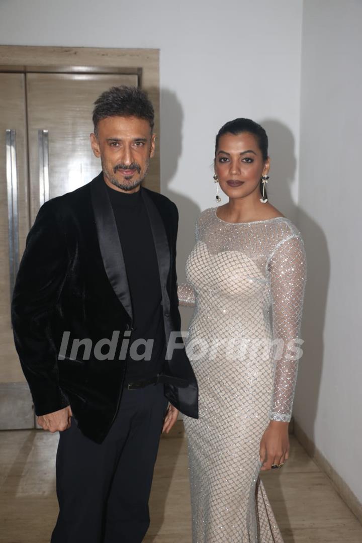 Mughda Godse and Rahul Dev papped at MTV Digital Awards