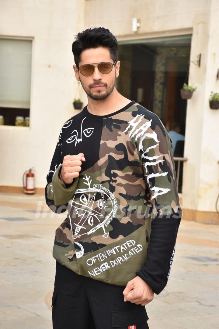 Sidharth Malhotra promotes his upcoming movie Marjaavaan