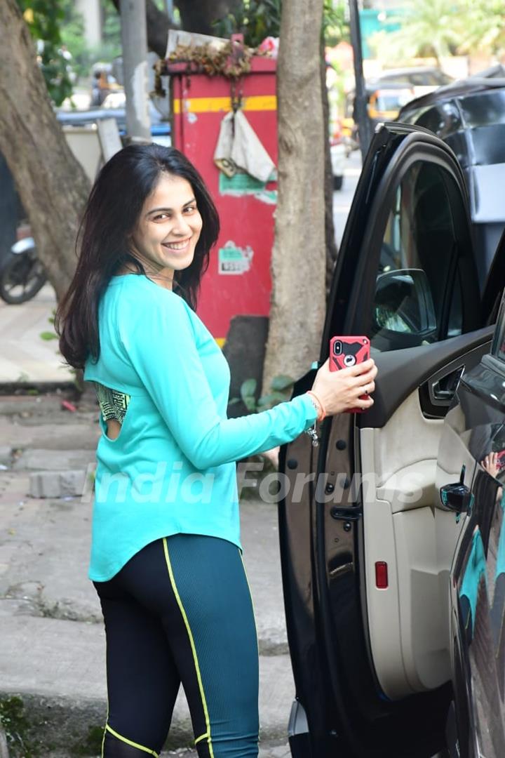 Genelia Deshmukh snapped around the town