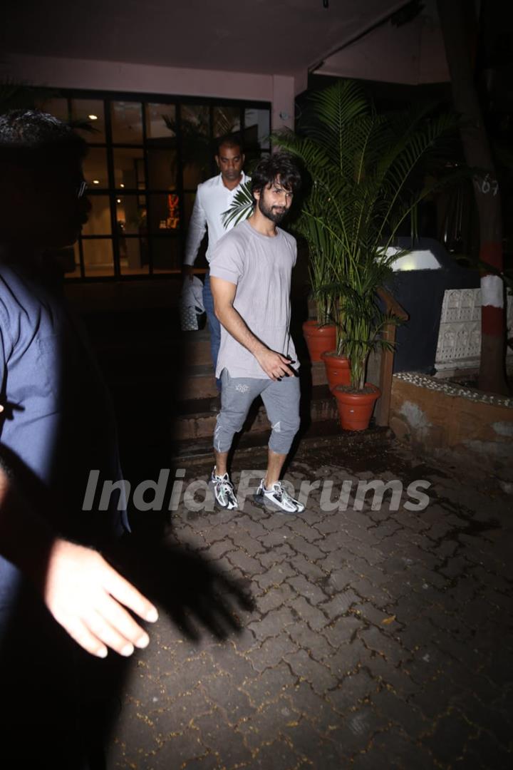 Shahid Kapoor snapped around the town