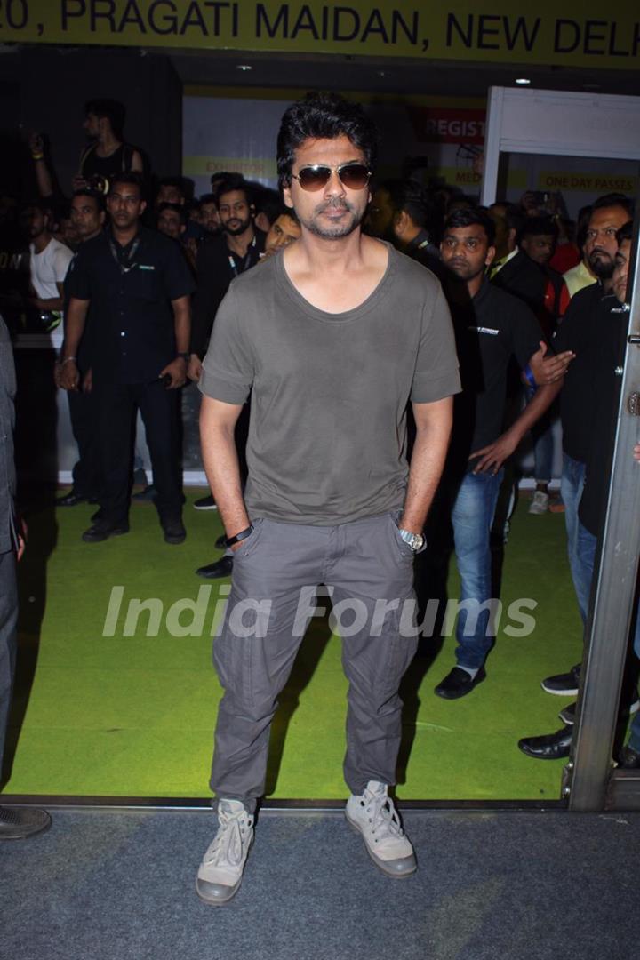 Nikhil Dwivedi papped at the launch of Being Strong