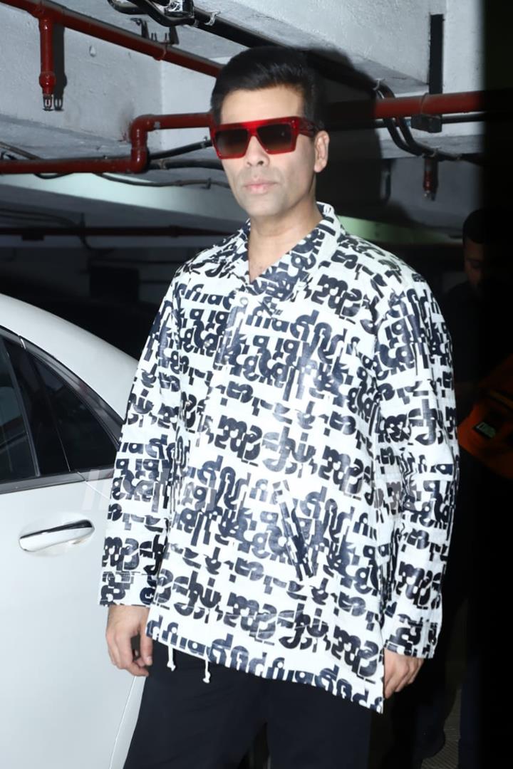 Karan Johar attends the trailer launch of Good Newwz