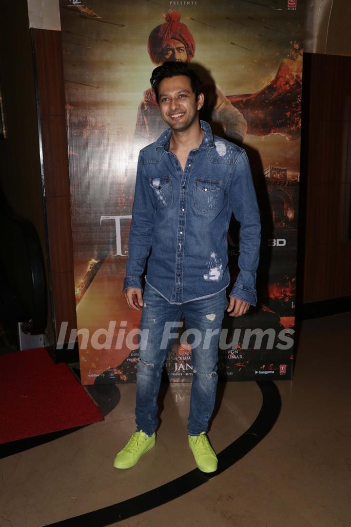 Vatsal Sheth papped at the special preview of Tanhaji: The Unsung Warrior