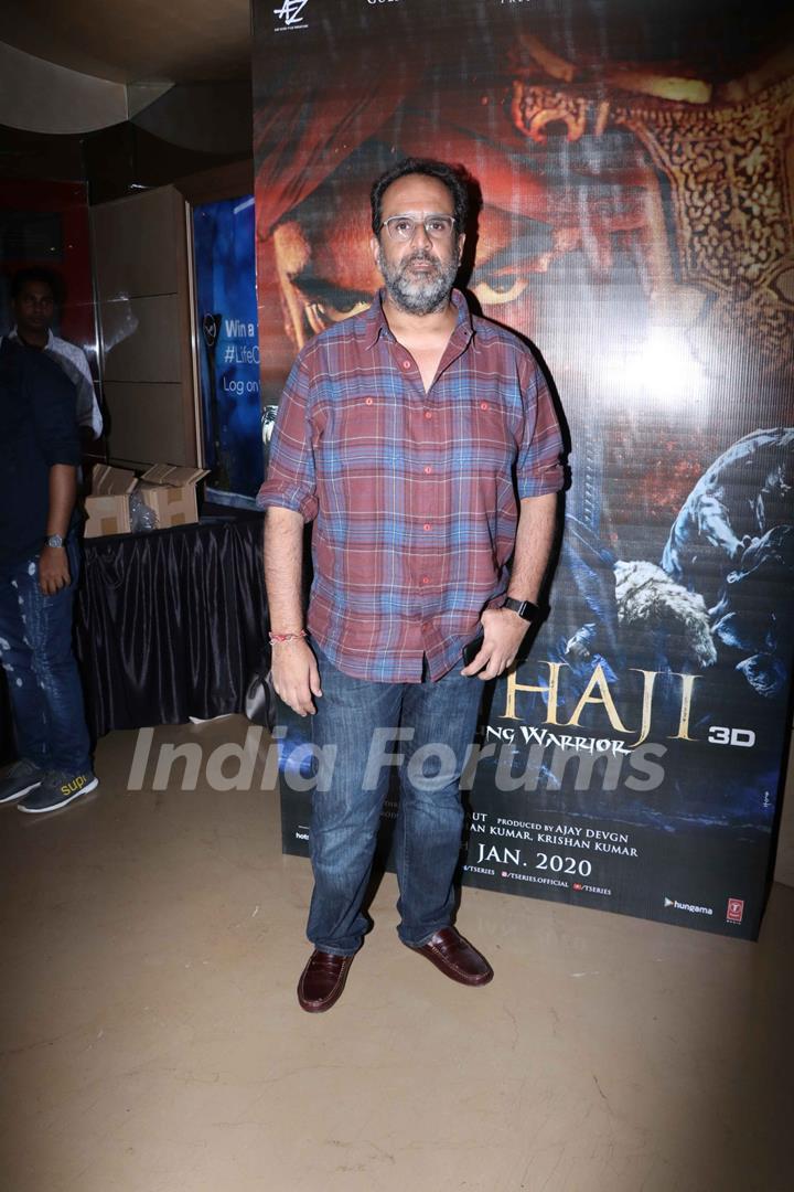 Aanand L. Rai papped at the special preview of Tanhaji: The Unsung Warrior