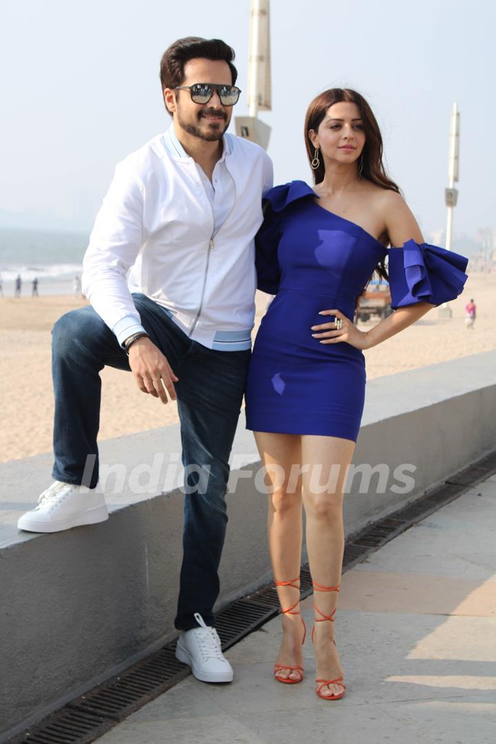 Vedhika Kumar and Emraan Hashmi promote their upcoming movie The Body