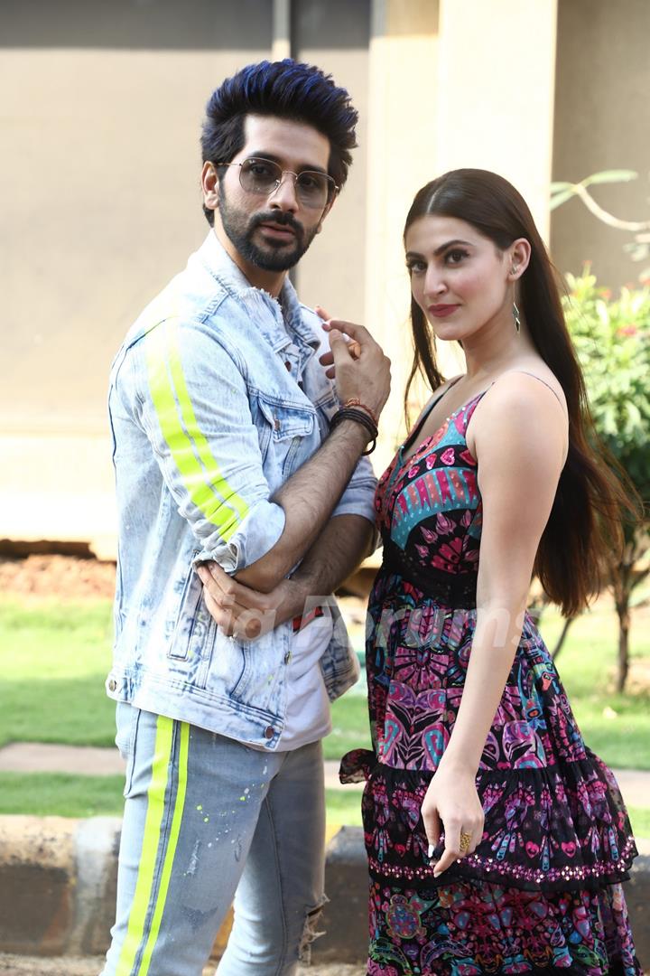 Vardhan Puri and Shivaleeka Oberoi promote their upcoming movie Yeh Saali Aashiqui