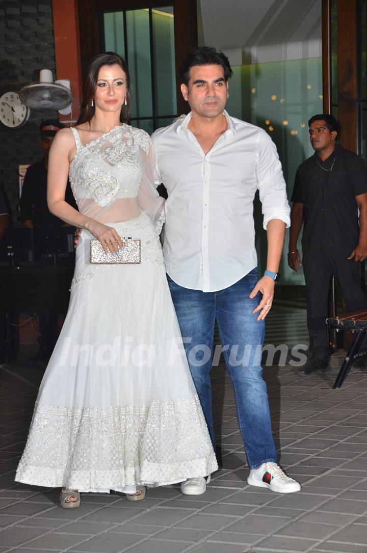 Arbaaz Khan and Giorgia Andriani