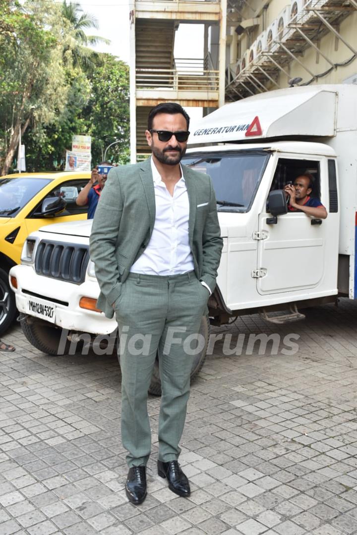 Saif Ali Khan at the trailer launch of Tanhaji: The Unsung Warrior