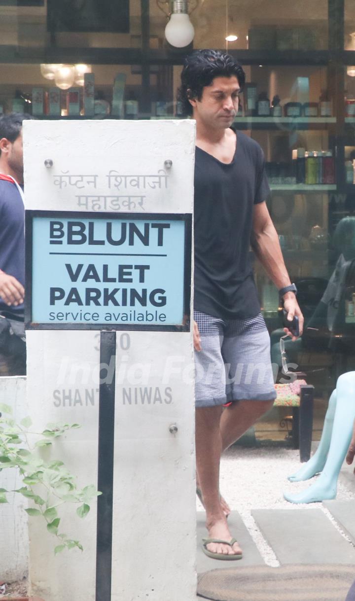 Farhan Akhtar papped around the town