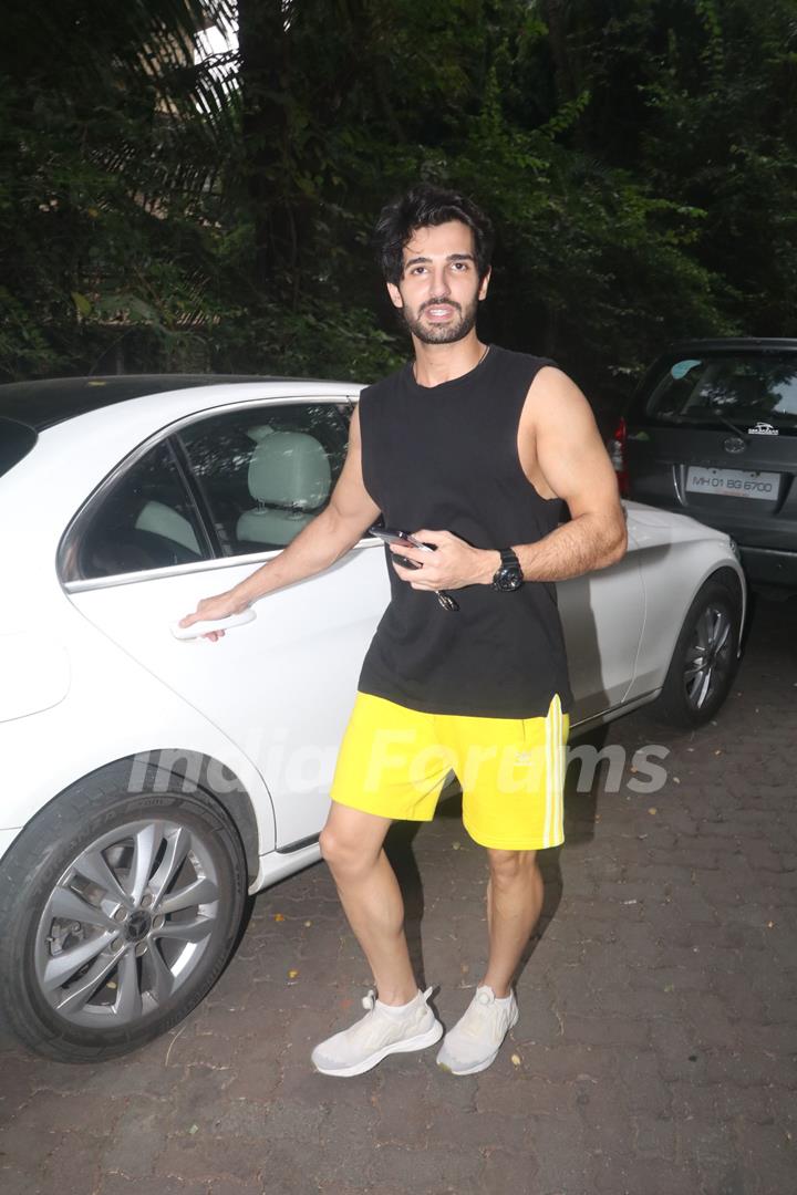 Aditya Seal papped around the town