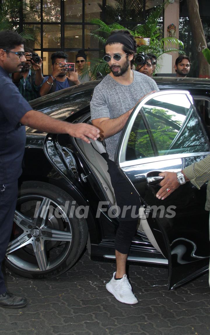 Shahid Kapoor papped around the town