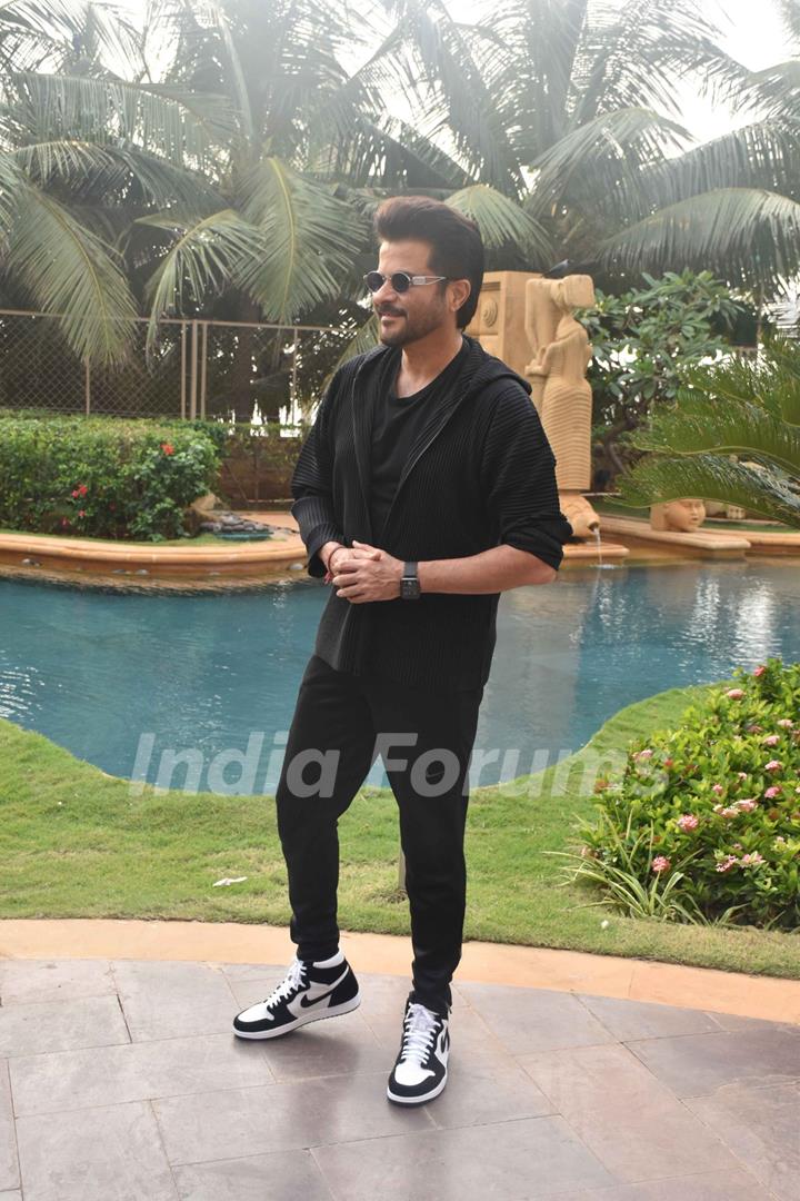 Anil Kapoor during the promotions of Pagalpanti