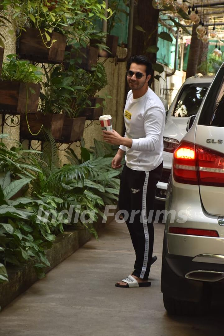 Varun Dhawan spotted around the town