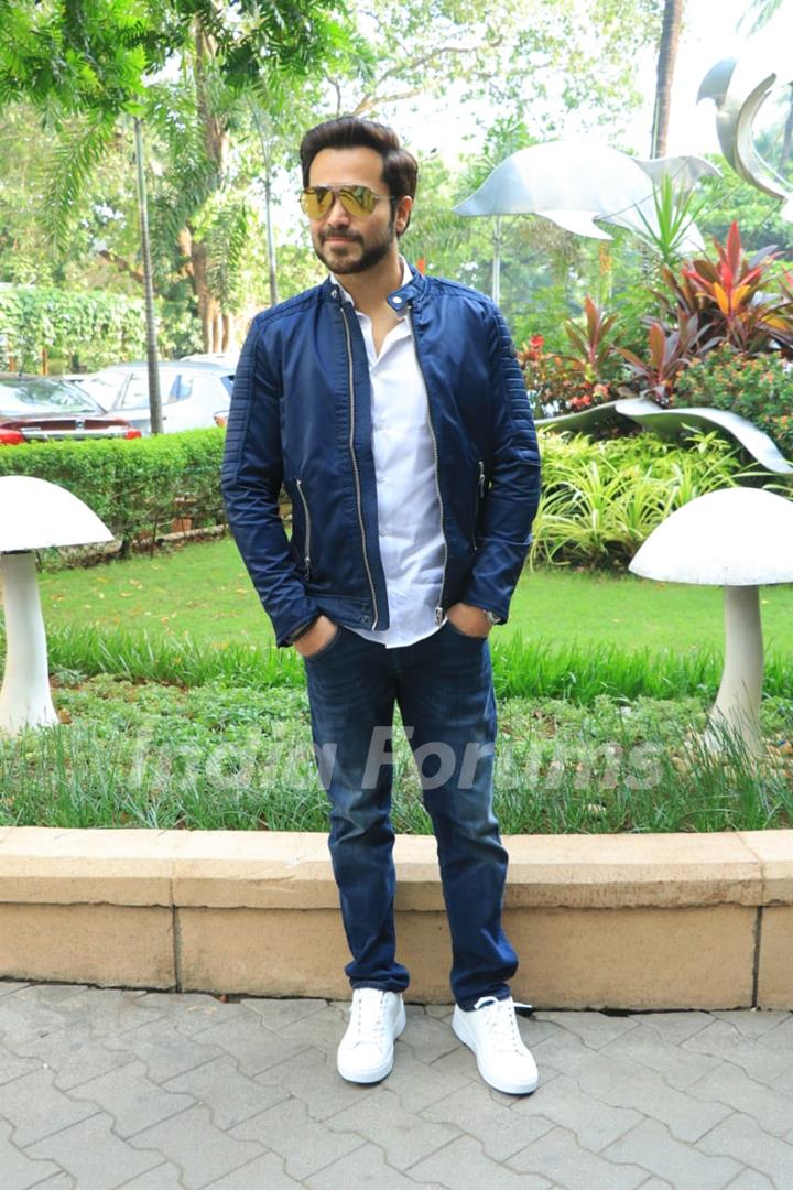 Emraan Hashmi spotted during the promotions of The Body