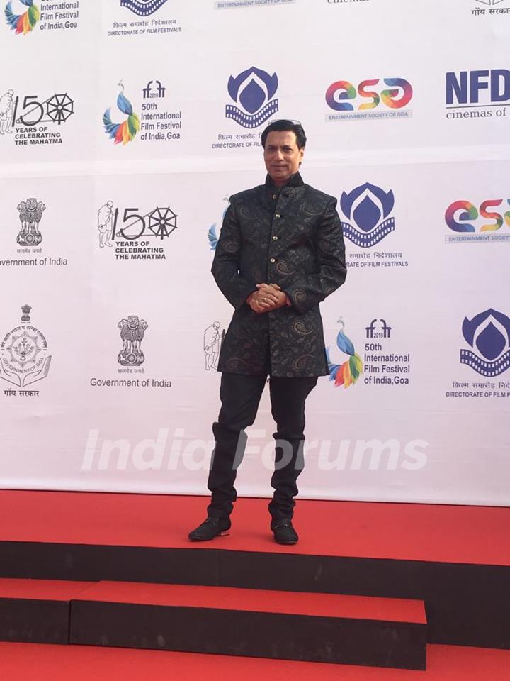 Madhur Bhandarkar snapped during the inauguration of IFFI Goa 2019