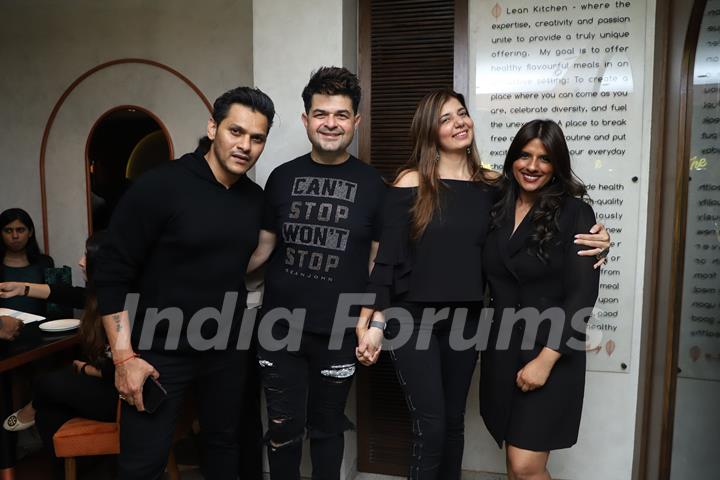 Celebrities snapped at Lean Kitchen by Maya