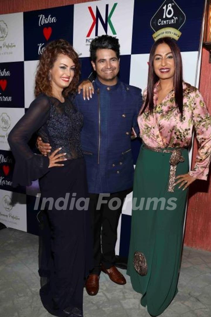 Karan Mehra, Nisha Rawal and Kashmeera Shah