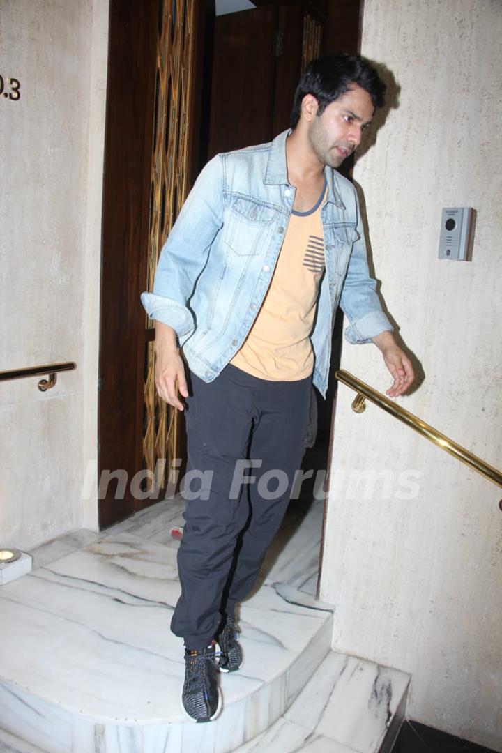 Varun Dhawan spotted around the town