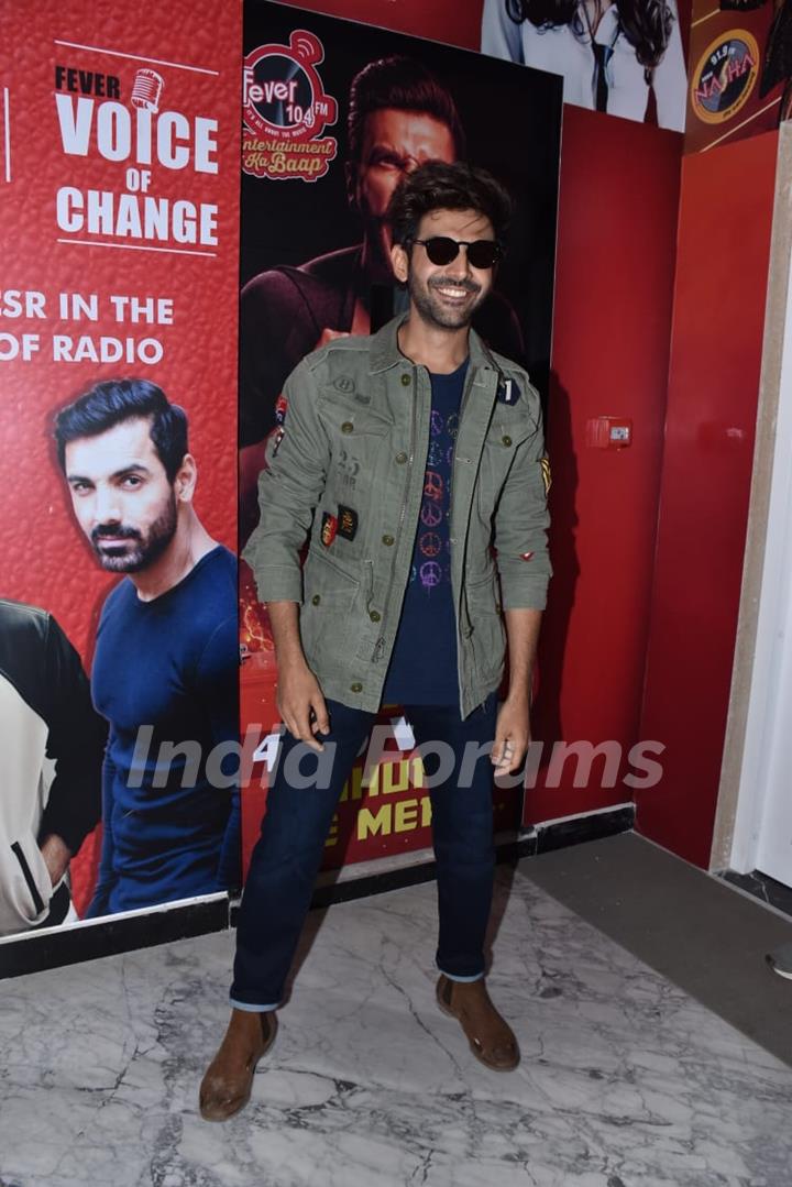 Kartik Aaryan at the promotions of Pati Patni Aur Woh