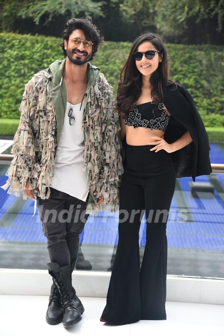 Vidyut Jammwal and Angira Dhar papped during the promotions of Commando 3