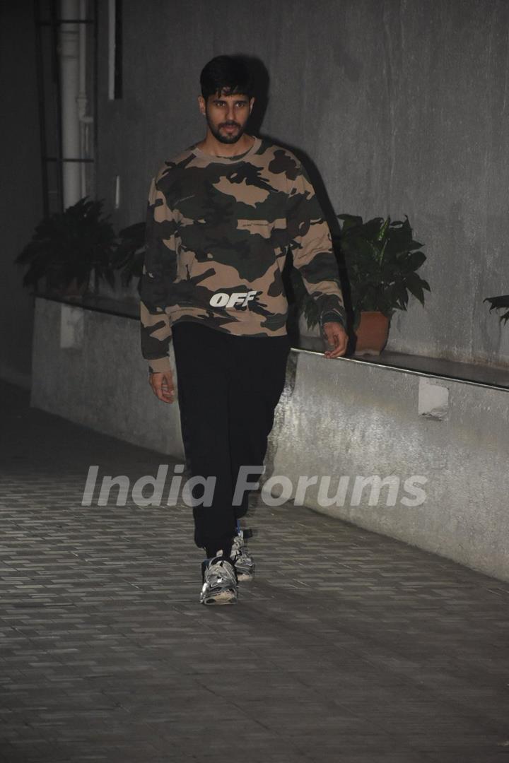 Sidharth Malhotra snapped around the town