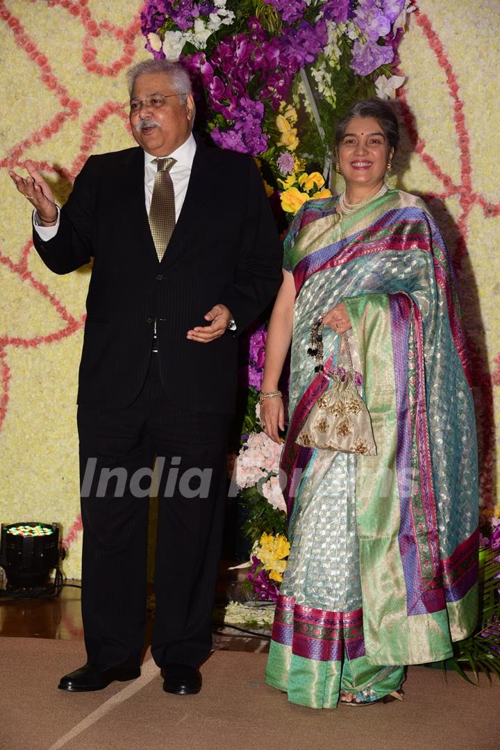 Celebs attend Sooraj Barjatya's son Devansh Barjatya's wedding reception