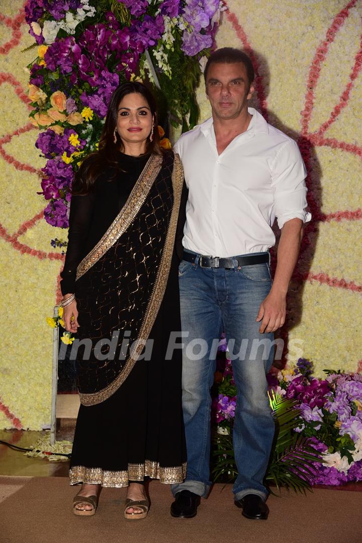 Celebs attend Sooraj Barjatya's son Devansh Barjatya's wedding reception