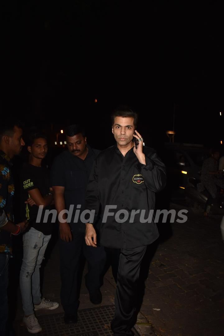 Karan Johar papped around the town