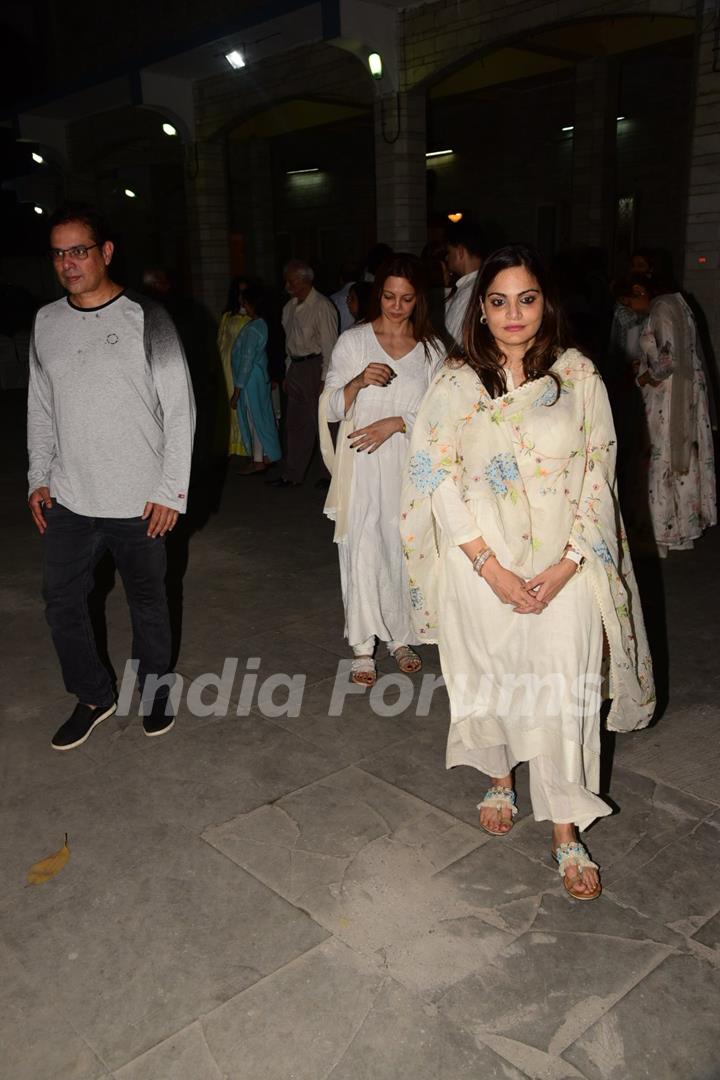 Celebs at the prayer meet of Dabboo Ratnani's deceased mother!