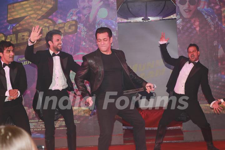 Salman Khan sets the stage on fire during the song launch