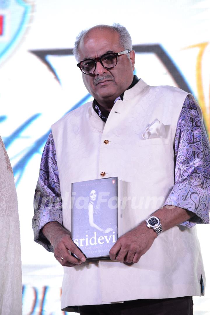 Boney Kapoor at Sridevi's book launch