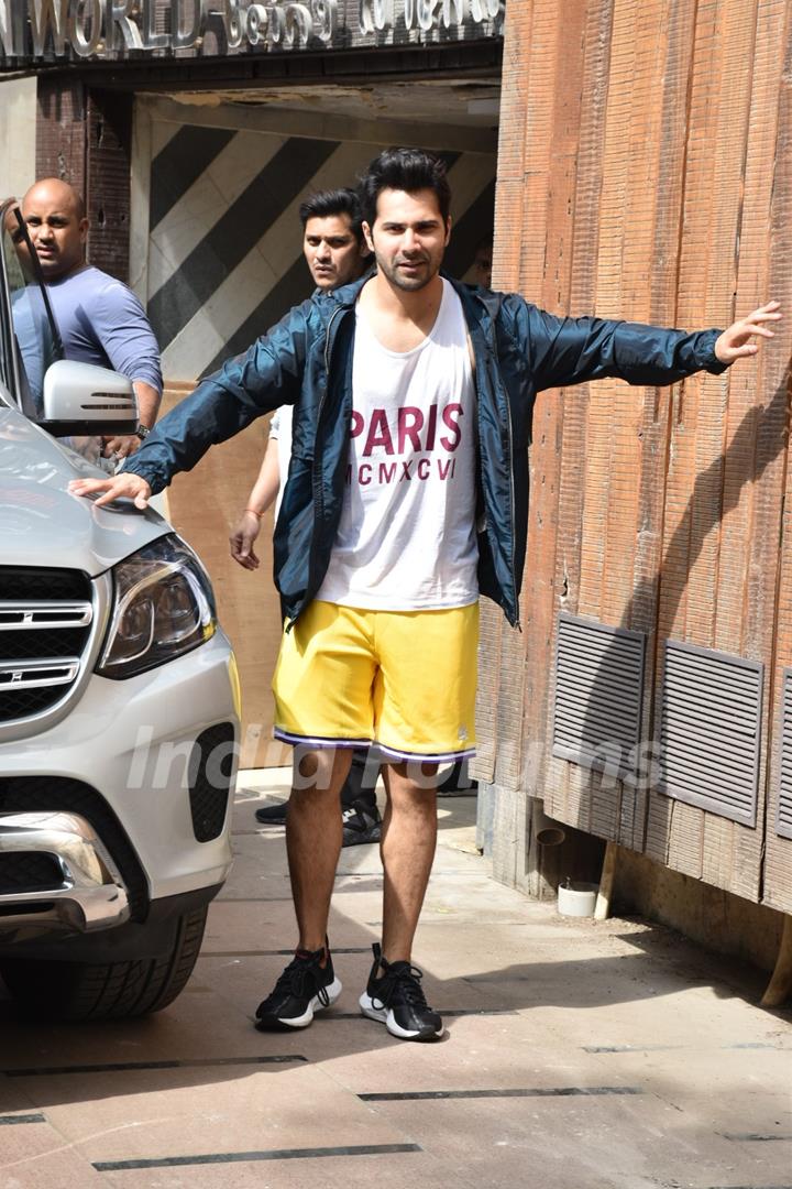 Varun Dhawan spotted around the town