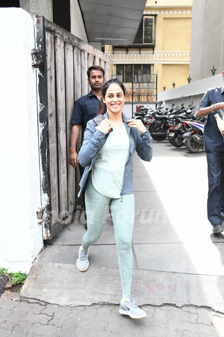 Genelia Deshmukh spotted around the town