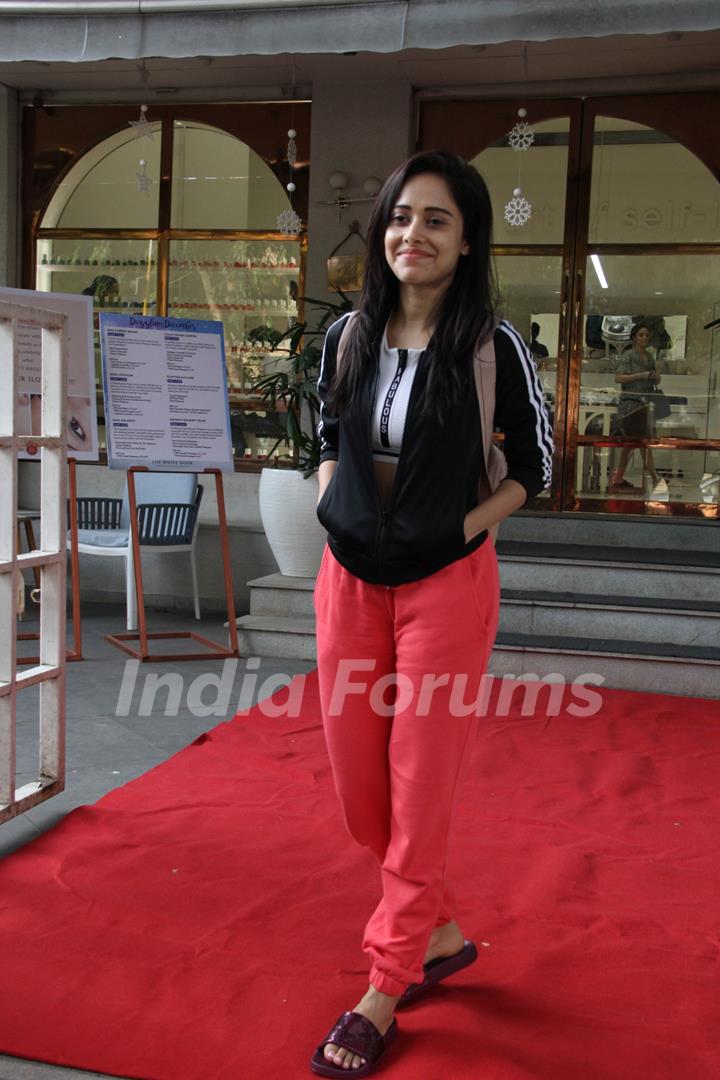 Nushrat Bharucha spotted around the town