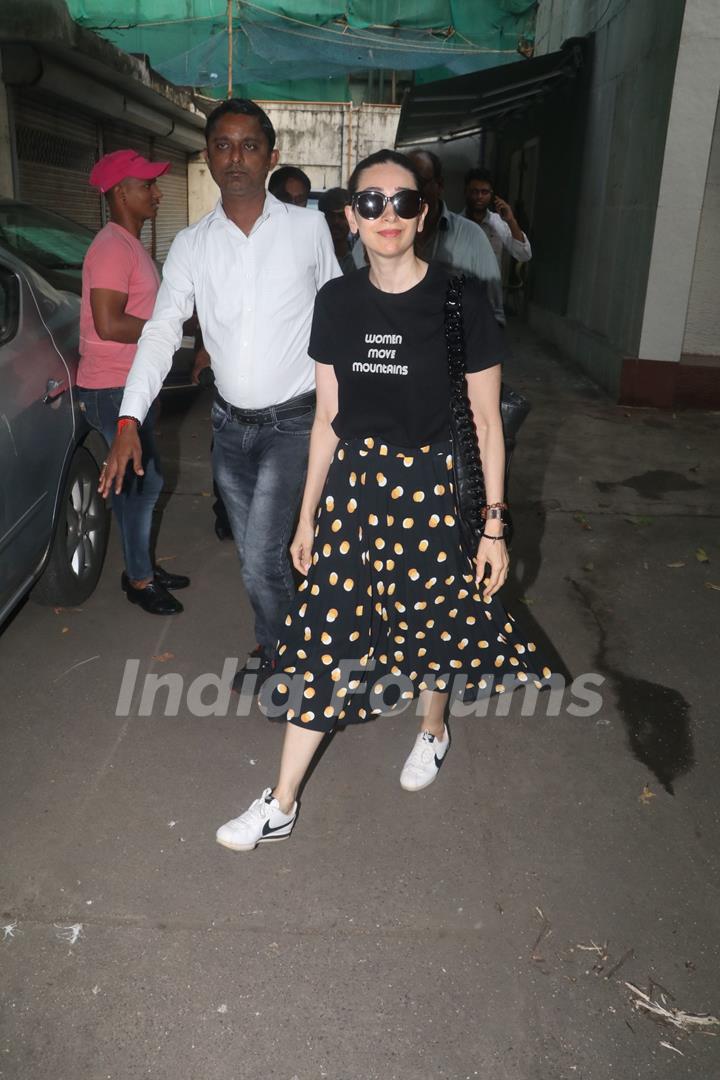 Karisma Kapoor spotted around the town