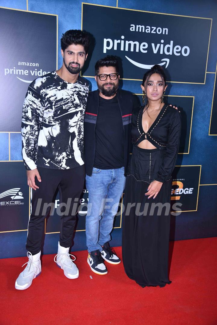 Tanuj Virwani and Sayani Gupta attend the special screening of Inside Edge 2