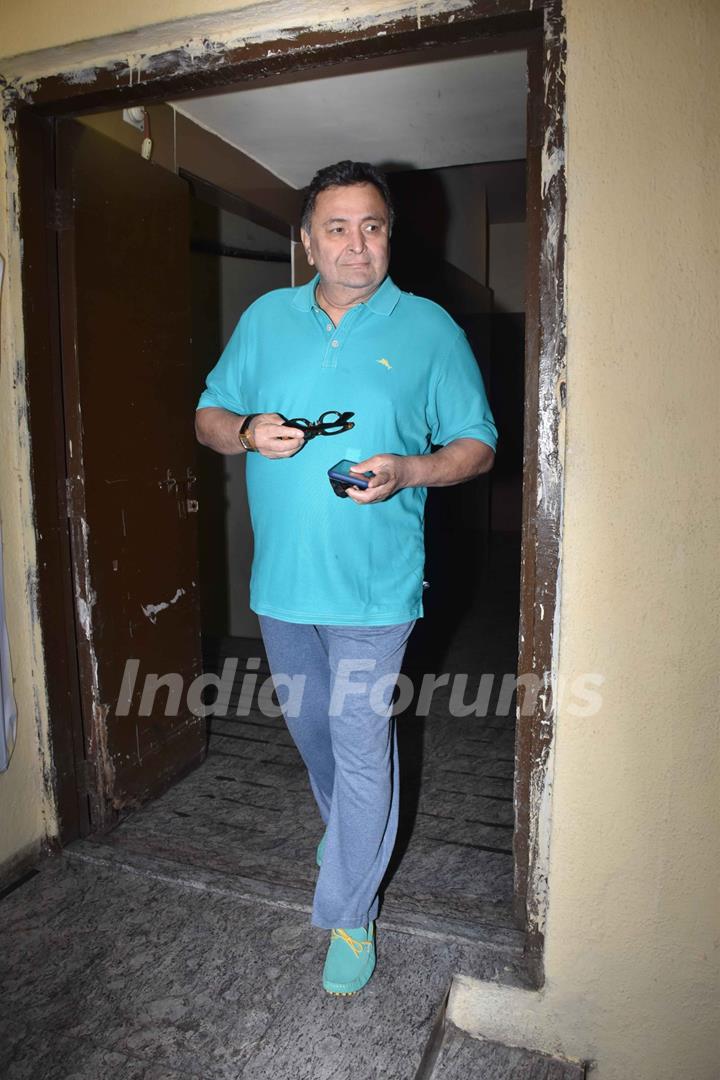 Rishi Kapoor snapped at Juhu PVR