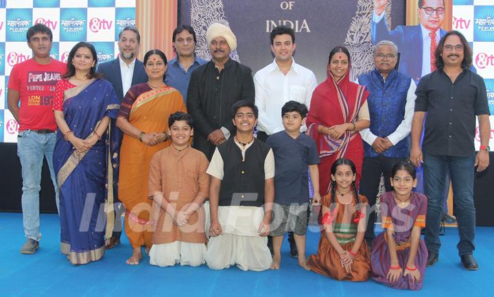 Team of &TV's Ek Mahanayak - Dr. B.R. Ambedkar at the press conference