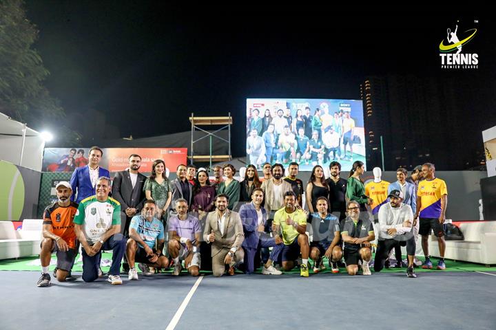 Celebrities at the launch of Tennis Premier League season 2!