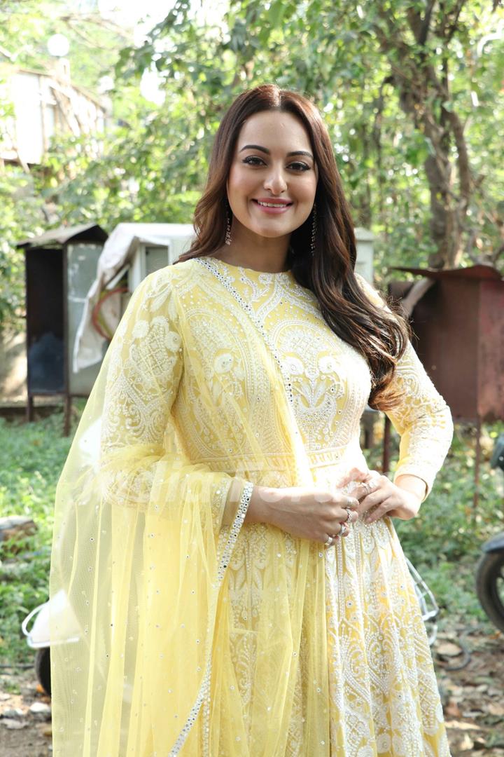 Sonakshi Sinha at the promotion of movie Dabangg 3