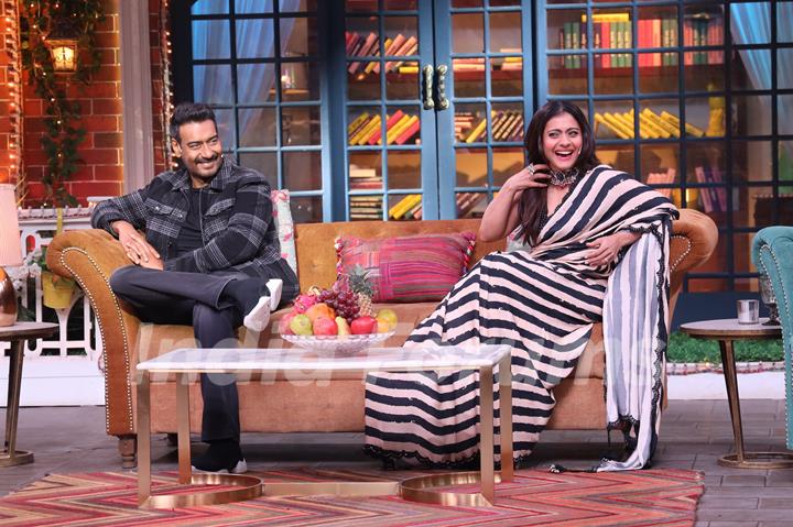 Ajay Devgn and Kajol on The Kapil Sharma Show!