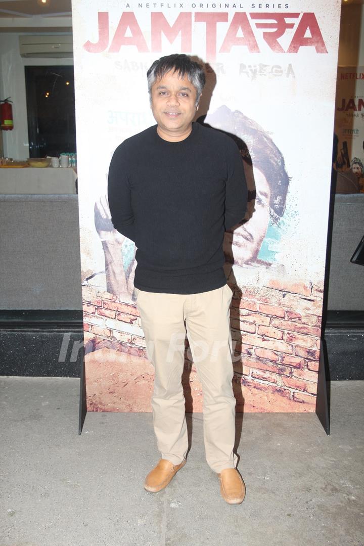 Ajit Andhare present at the screening of Jamtara Sabka Number Ayega