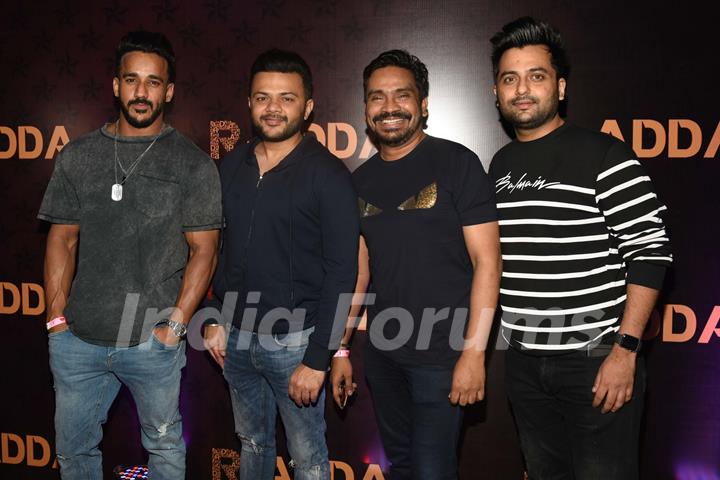 Rohit Reddy with Gaurav Parikh, Mushtaq Sheikh and Ketul Parikh