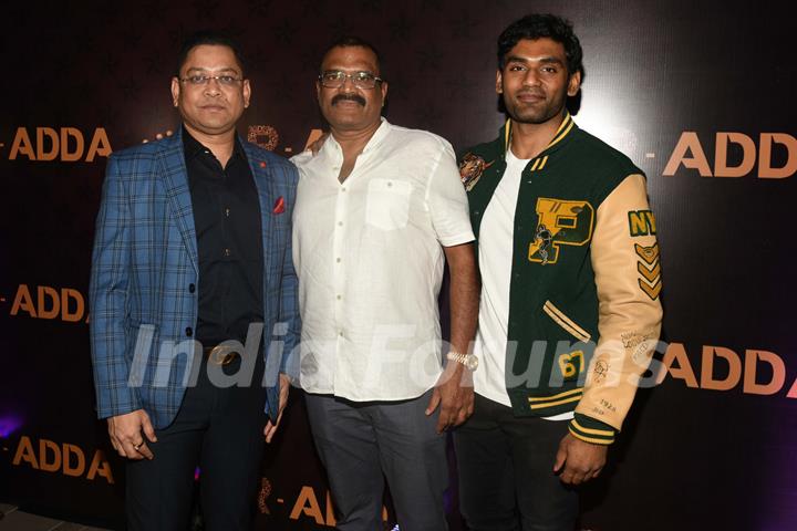 Nihit Srivastava with Varadaraj M Shetty and Rajit V. Shetty