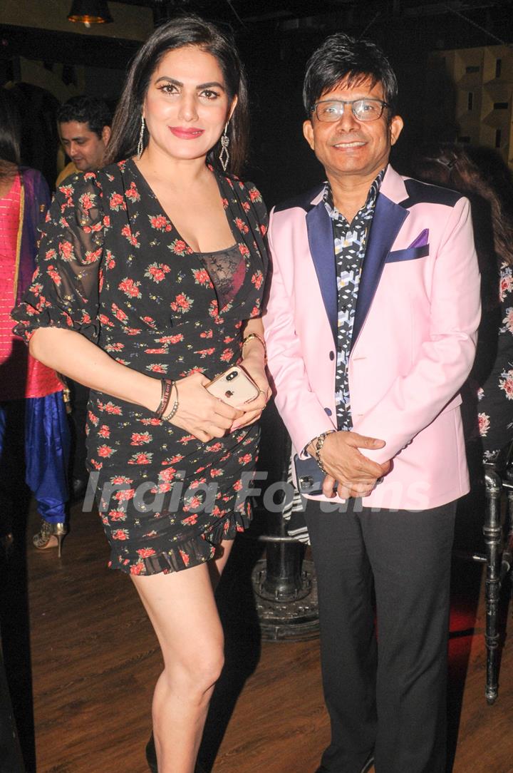 Pammi Motan with Kamaal R Khan