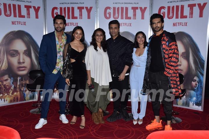 Gurfateh Singh Pirzada, Kiara Advani, Ruchi Narain, Karan Johar, Akansha Rajan Kapoor, Taher Shabbir