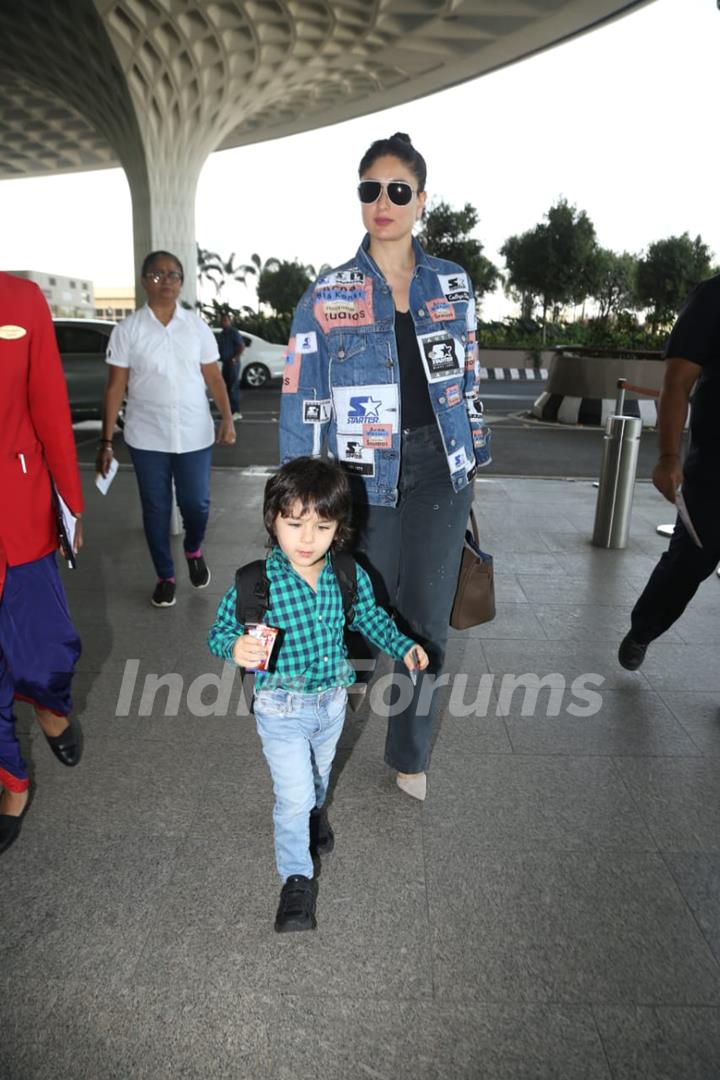 Kareena Kapoor and Taimur Ali Khan snapped at Airport!