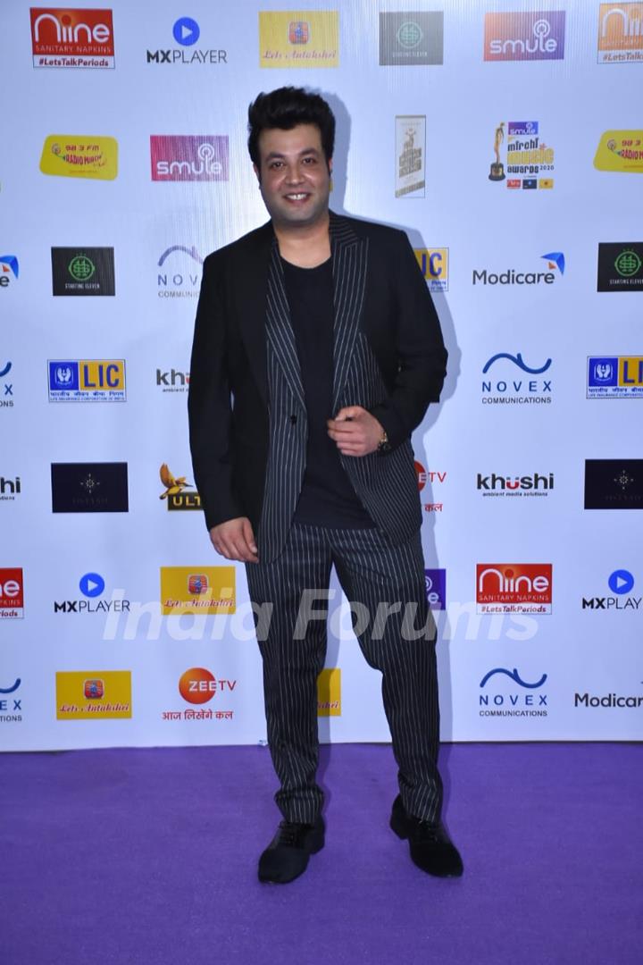 Varun Sharma snapped at Mirchi Awards 2020
