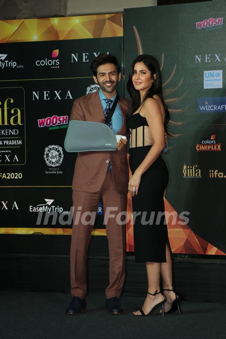 Kartik, Katrina and Dia IIFA Press conference! 